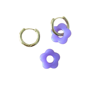 Boucles d'oreilles Billie - Indigo
