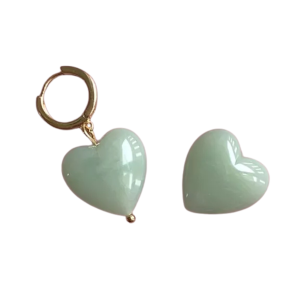 Boucles d'oreilles Olivia - Vert aventurine